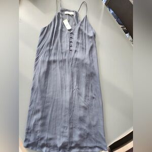 NWT Loft Covered Button Strappy Cami Dress